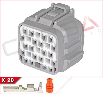 6189-0714 - Sumitomo | DL040-20S - Corsa Technic | 20-Way Kit