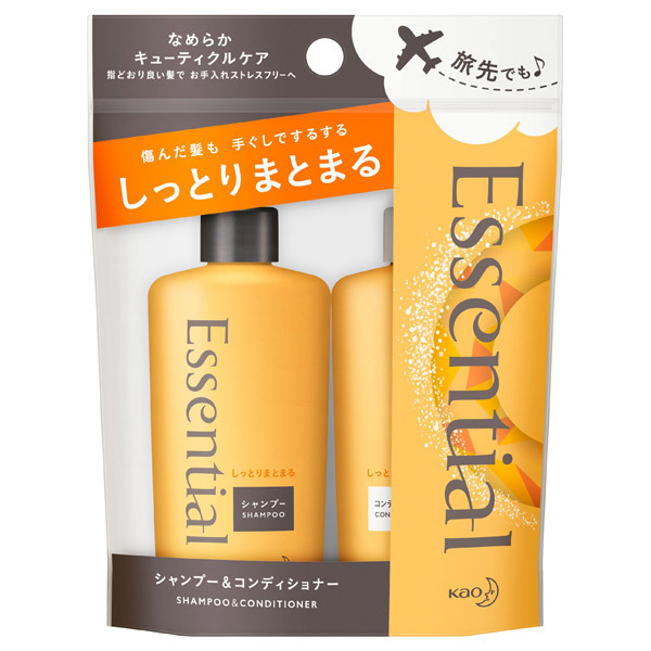 エッセンシャル しっとりまとまる シャンプー&コンディショナー ミニ
