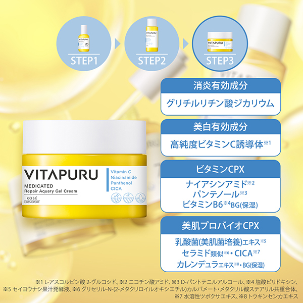 リペアアクアリージェルクリーム / VITAPURU(ビタプル)(フェイス