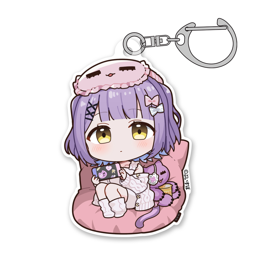 ぶいすぽっ！冬のアキバ」紫宮るな アクリルキーホルダー [ぶいすぽっ