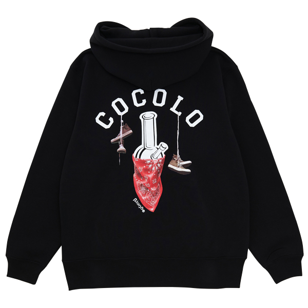 SALE】BANDANA BONG HOODIE(BLACK) - COCOLOBLAND WEB STORE