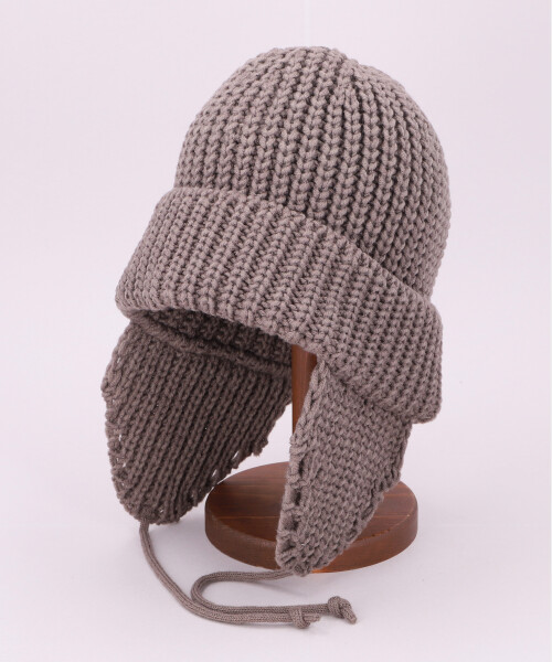 VICTIM x CA4LA EAR FLAP KNIT CAP(ONESIZE BLACK): ニットキャップ