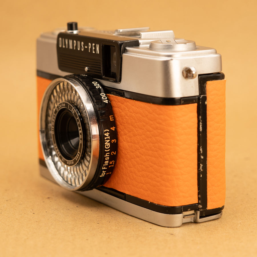 極上級】OLYMPUS PEN EE-3 ハーフカメラ 人気のオレンジ 極上級
