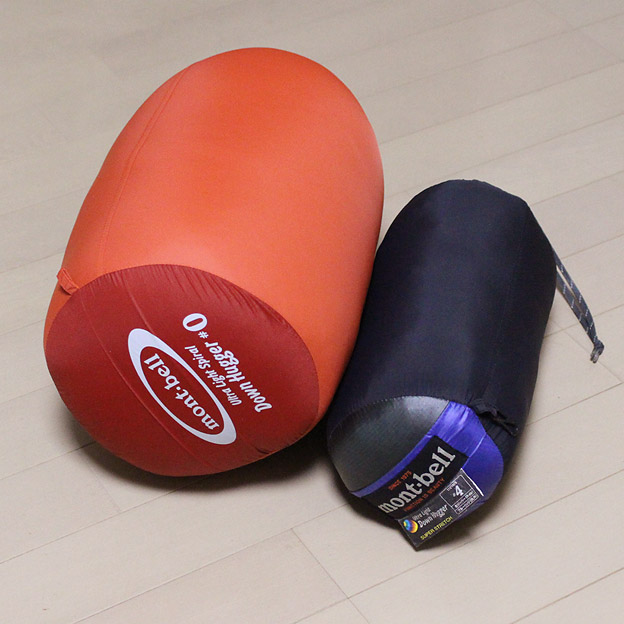 モンベルシュラフ厳冬期用アルパインダウンハガー800#0