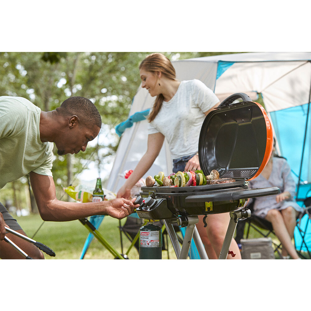 Coleman RoadTrip X-Cursion 2 Burner Propane Gas Portable Grill, Orange