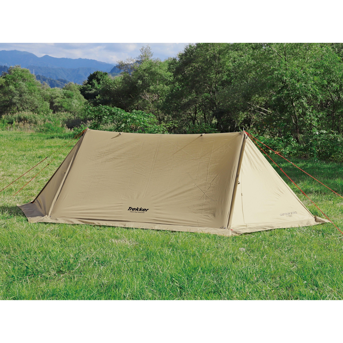 トレッカー キャンプベースソロUV（カーキ） - アウトドア・キャンプ