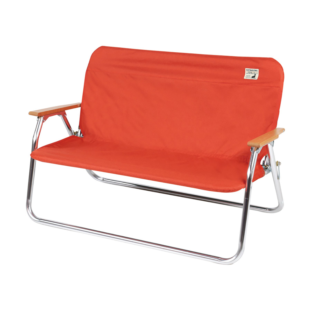 アルミ背付ベンチ用 着せかえカバー (オレンジ) - アウトドア