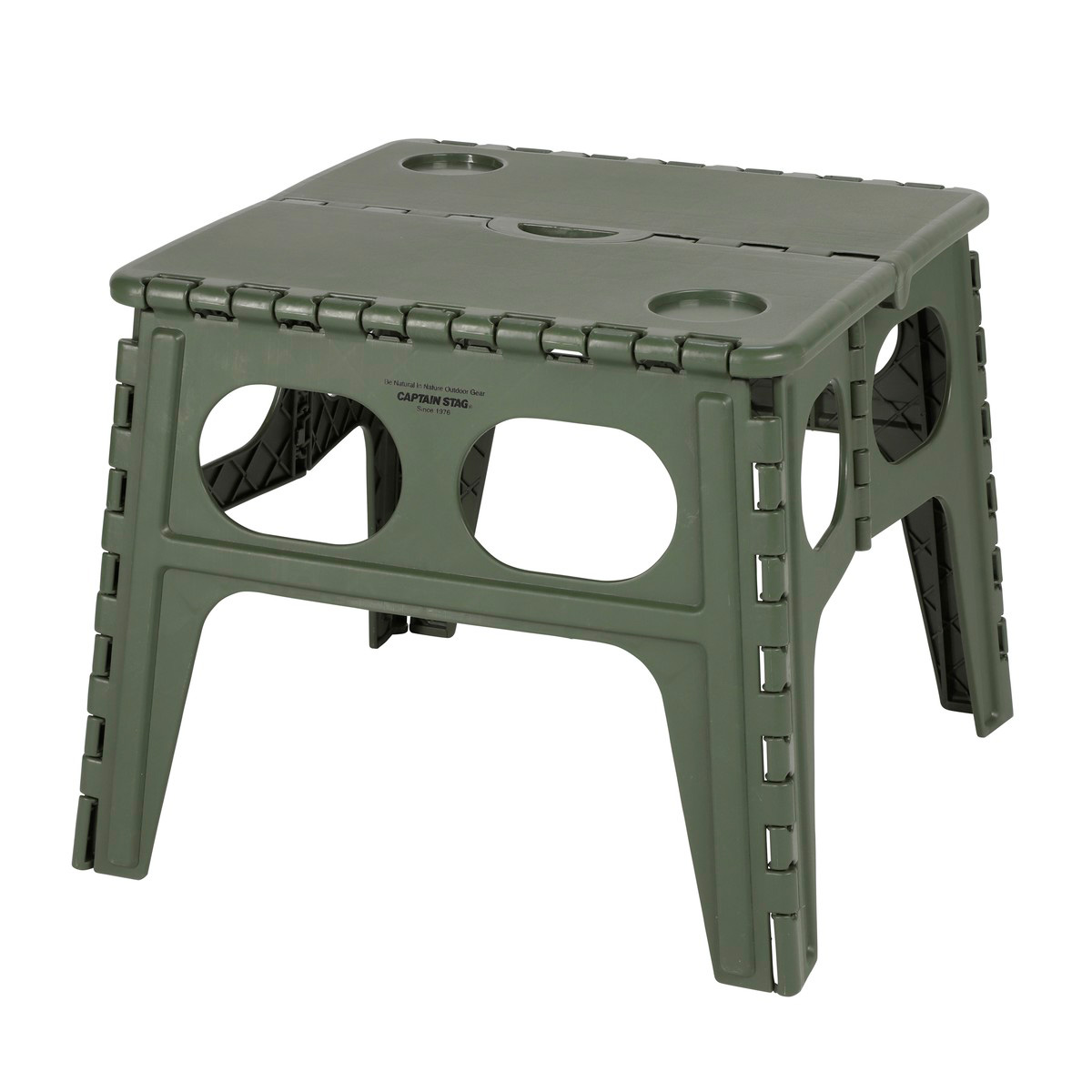 コンパクトフォールディングテーブル（オリーブ） - アウトドア