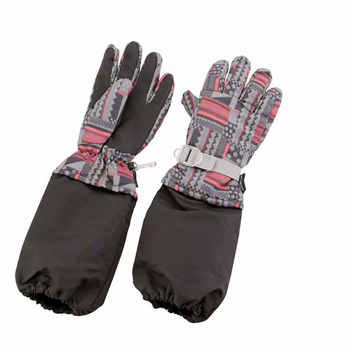 防寒グローブ アームカバー付 ジュニア(ブラック)＜JM＞ - アウトドア