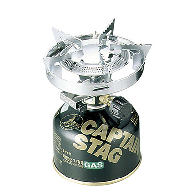 大型五徳ガスバーナーコンロ(収納バッグ付)M-8809 - アウトドア