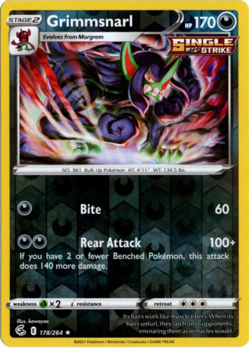 オーロンゲ 海外版 英語版 リバホロ Grimmsnarl - 178/264 -【Card