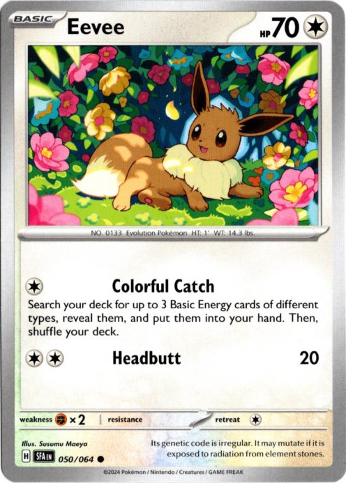 イーブイ 海外版 英語版 Eevee - 050/064 -【Card Chicken】