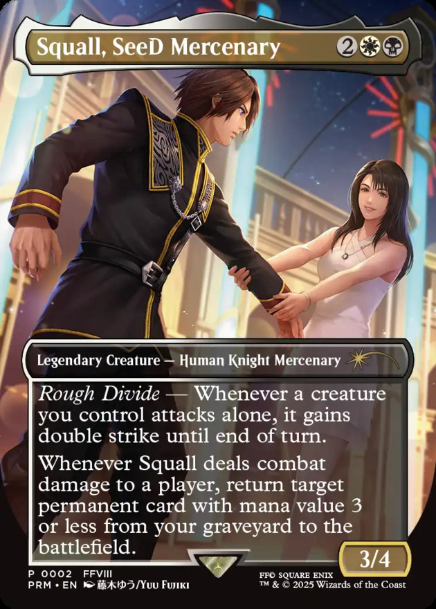 SeeDの傭兵、スコール 英語 サージfoil MTG SeeDの傭兵、スコール 英語