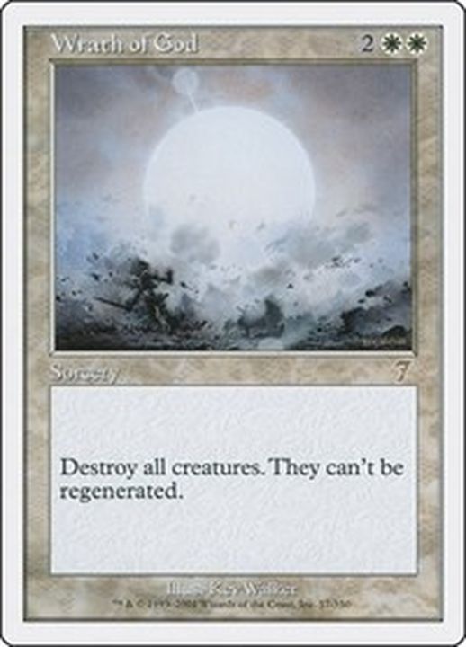 EX+](FOIL)神の怒り/Wrath of God《英語》【7ED】