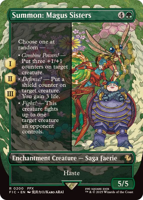MTG【ボーダーレス】メーガス三姉妹/Magus Sisters【Foil】英 MTG