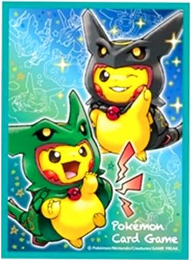 デッキシールド『レックウザポンチョを着たピカチュウ』62枚入り