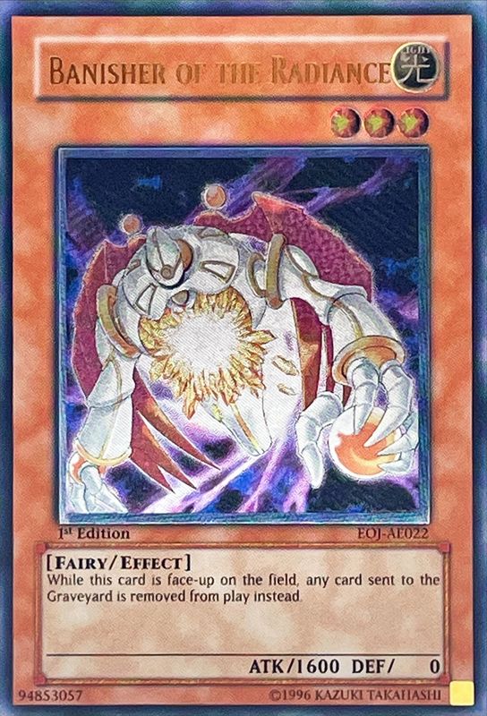 遊戯王 紫光の宣告者 アジア版 レリーフ ☆旧アジア☆閃光の追放者【