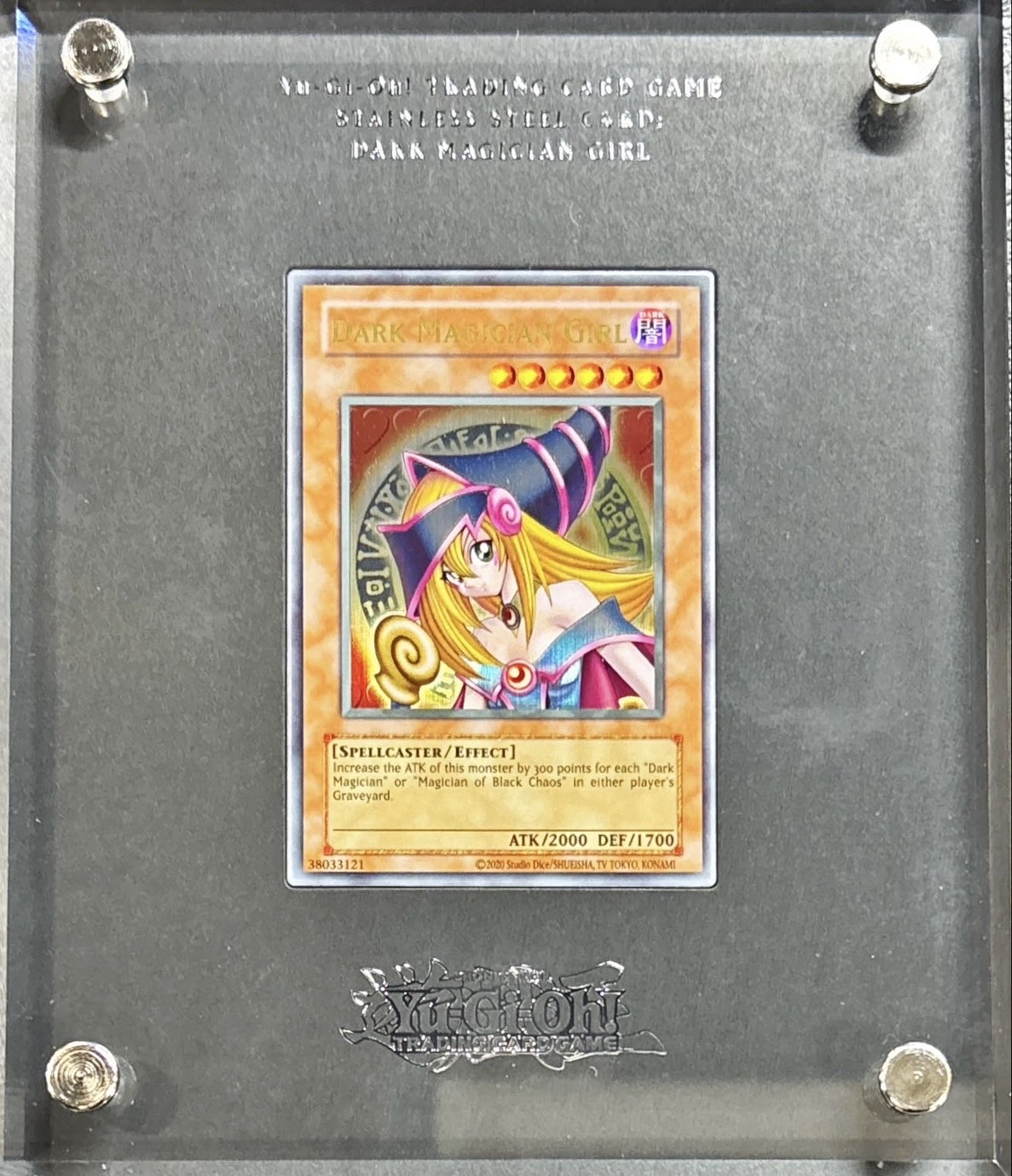 ピ*ァ様 遊戯王ステンレスブラックマジシャンガール 他 ブラック