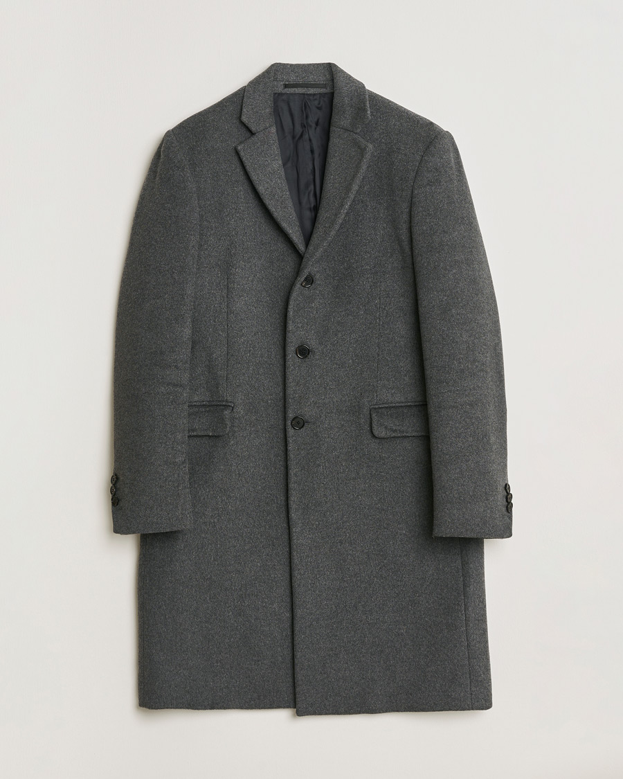 Acne Studios Gavin Wool Coat Grey 48 at CareOfCarl.com