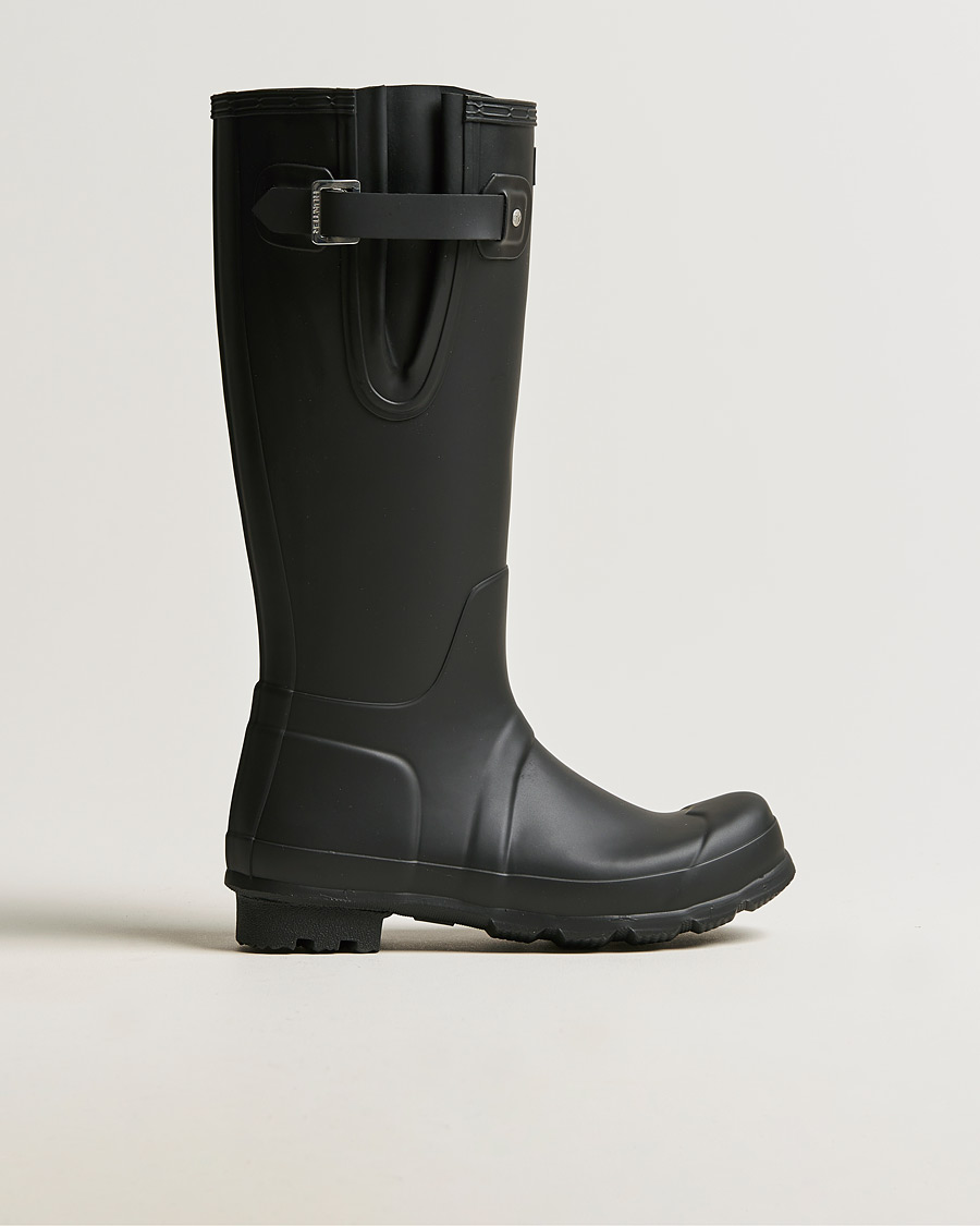 Hunter Original Tall Side Adjustable Boot Black at CareOfCarl.com