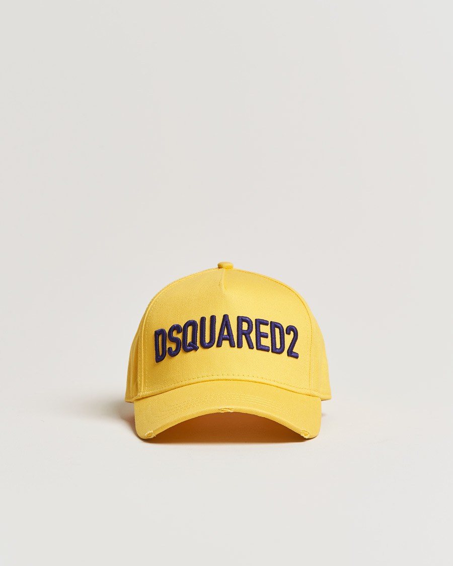 Dsquared2 Logo Baseball Cap Yellow at CareOfCarl.com