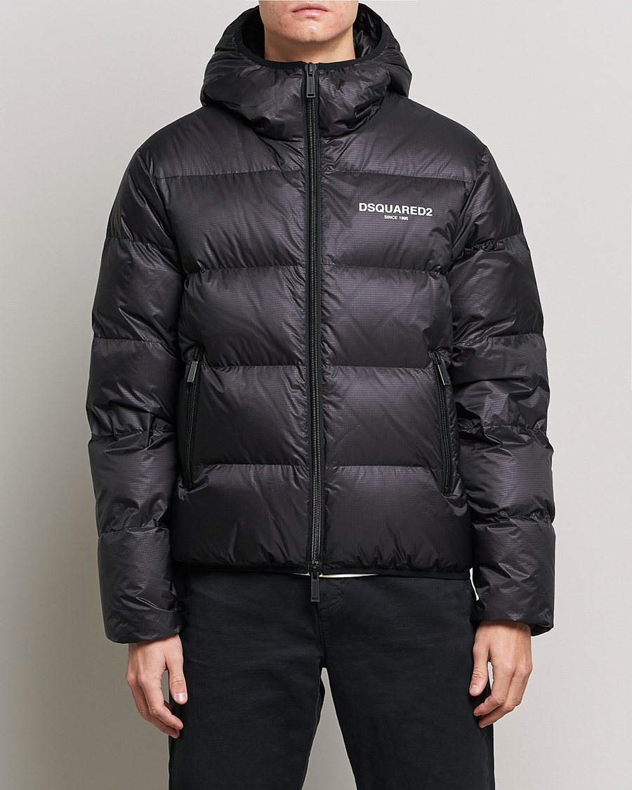 Dsquared2 Down Puffer Jacket Black at CareOfCarl.com