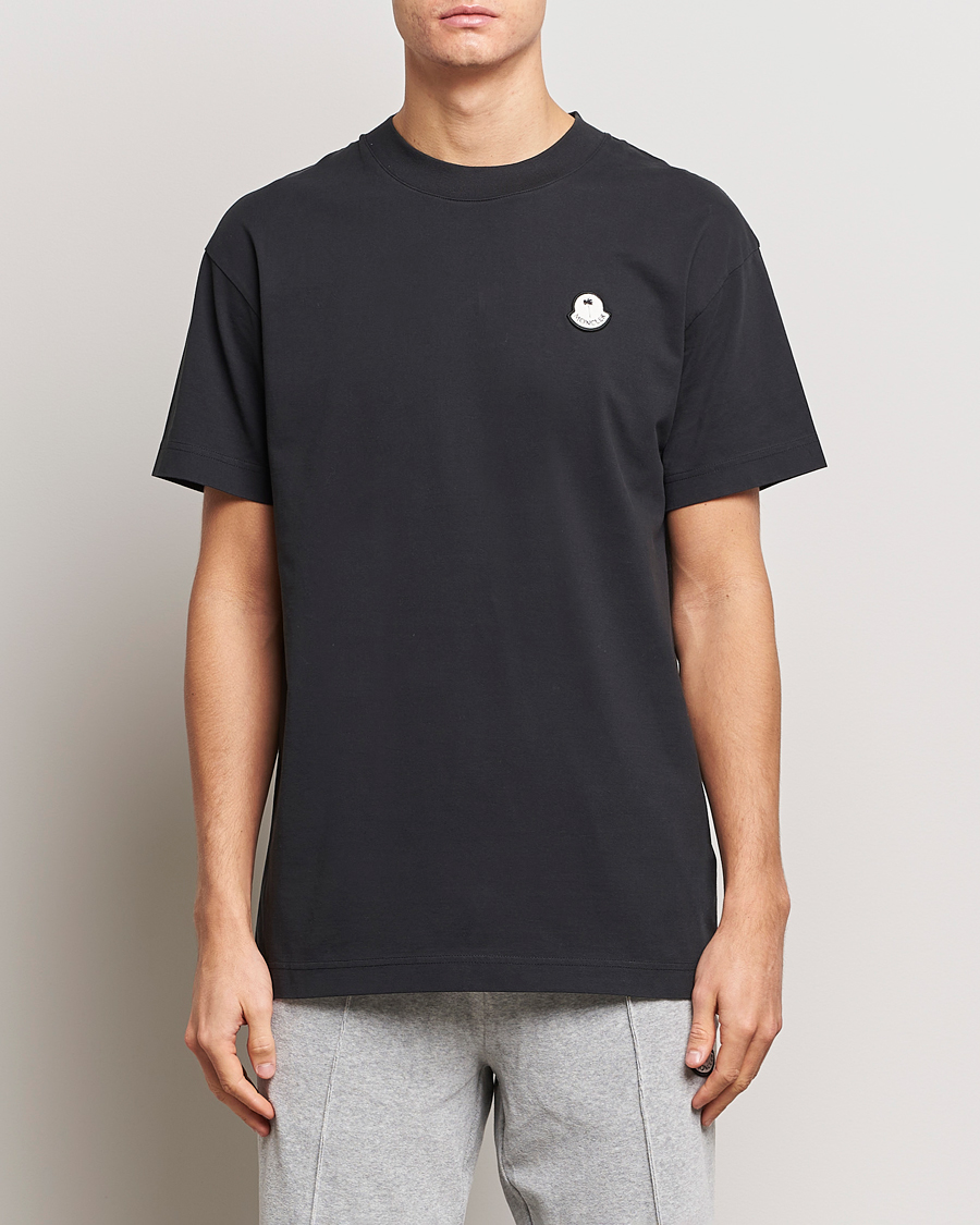 Moncler Genius Short Sleeve T-Shirt Black at CareOfCarl.com