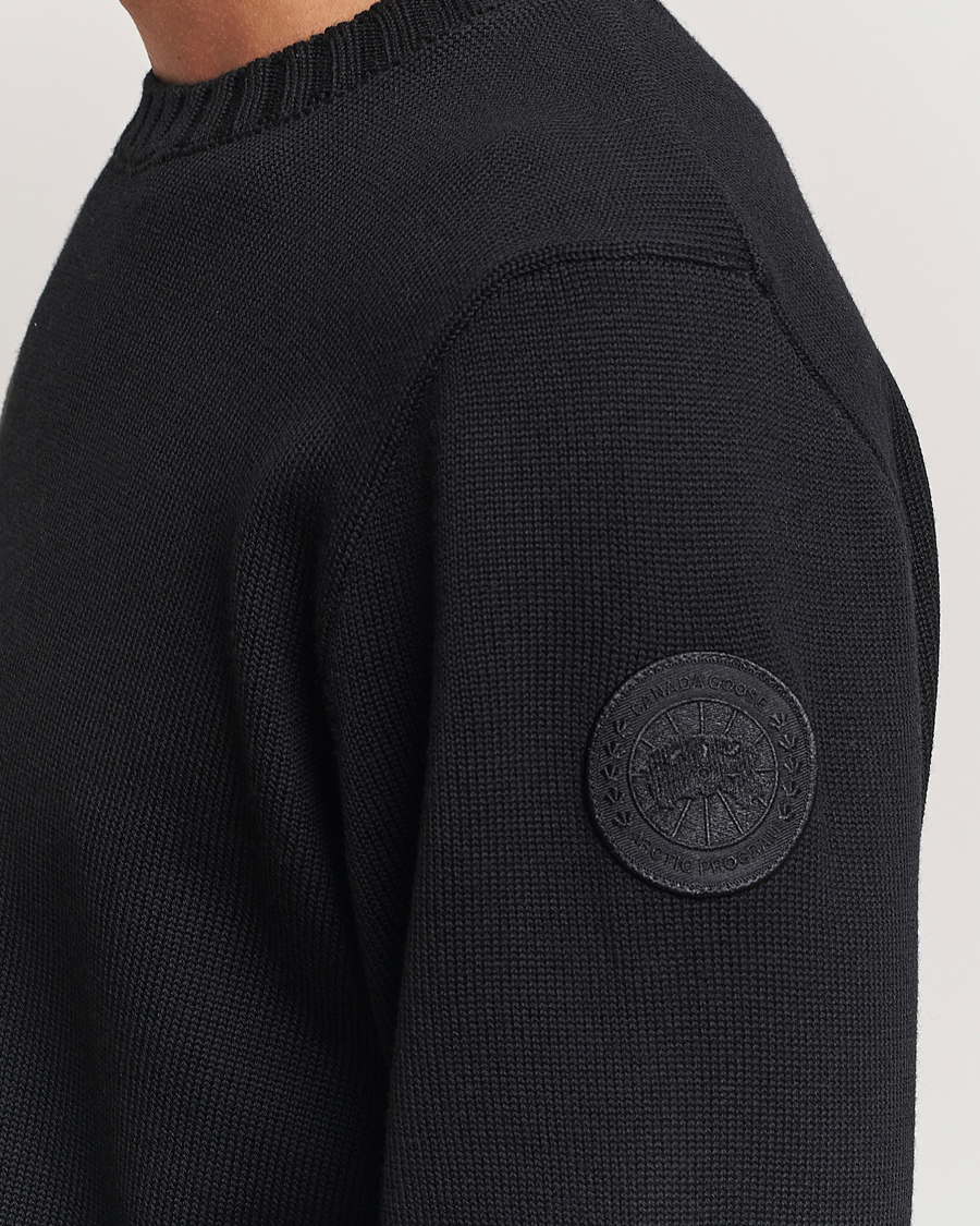 Canada Goose Rosseau Crew Neck Black at CareOfCarl.com