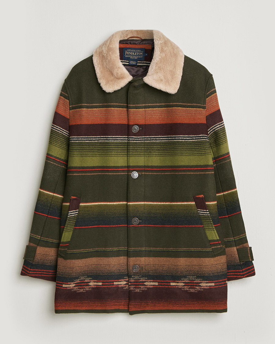 Pendleton Dayton Coat Tumalo Olive at CareOfCarl.com