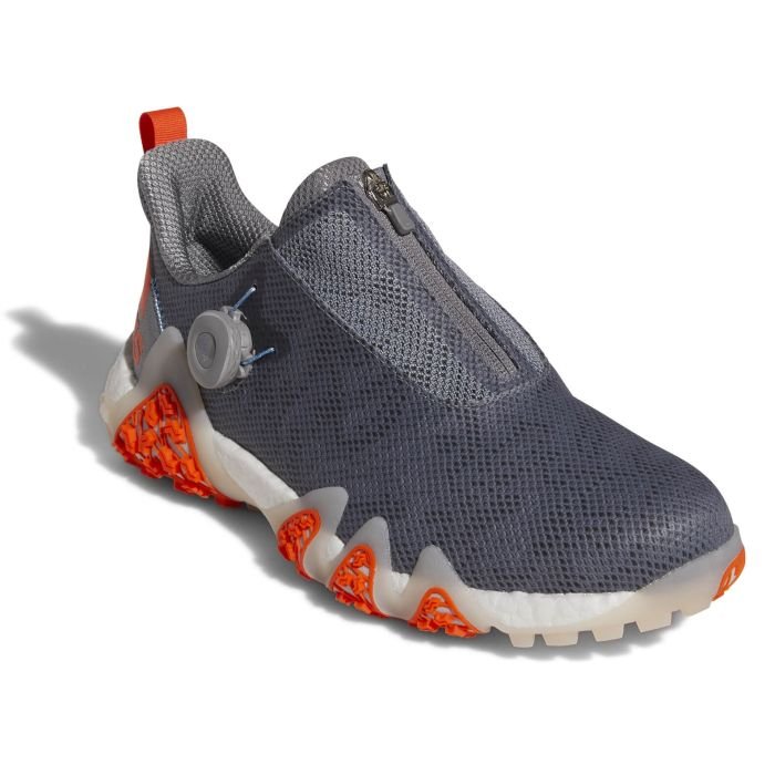 adidas CodeChaos 22 BOA Golf Shoes Grey Three/Impact Orange/Pulse