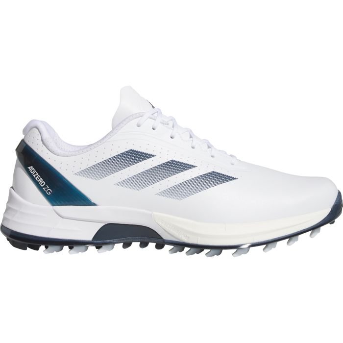 adidas Adizero ZG Spikeless Golf Shoes Cloud White/Collegiate Navy