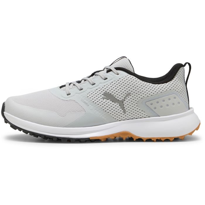 PUMA FUSION GRIP 6 Spikeless Golf Shoes Feather Gray/Puma Black