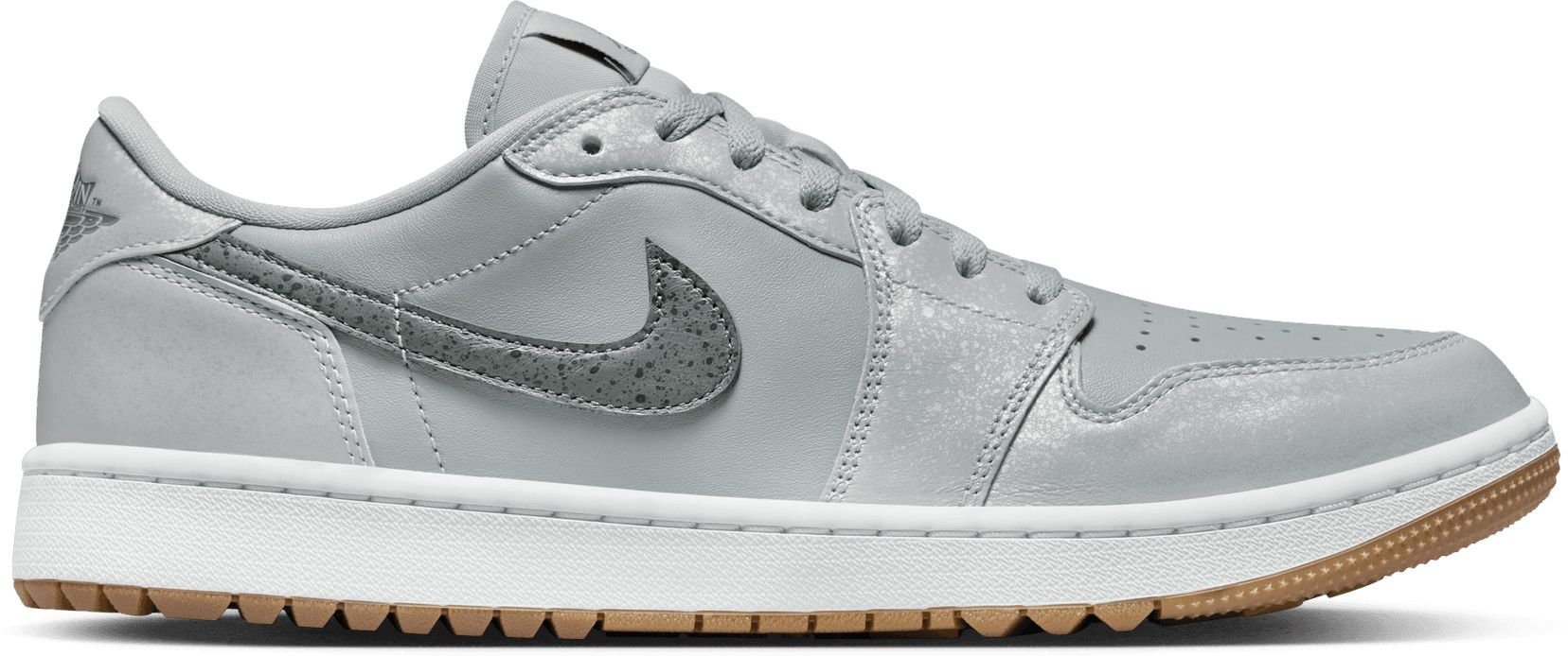 Nike Air Jordan 1 Low G Golf Shoes Wolf Grey/White/Gum Medium