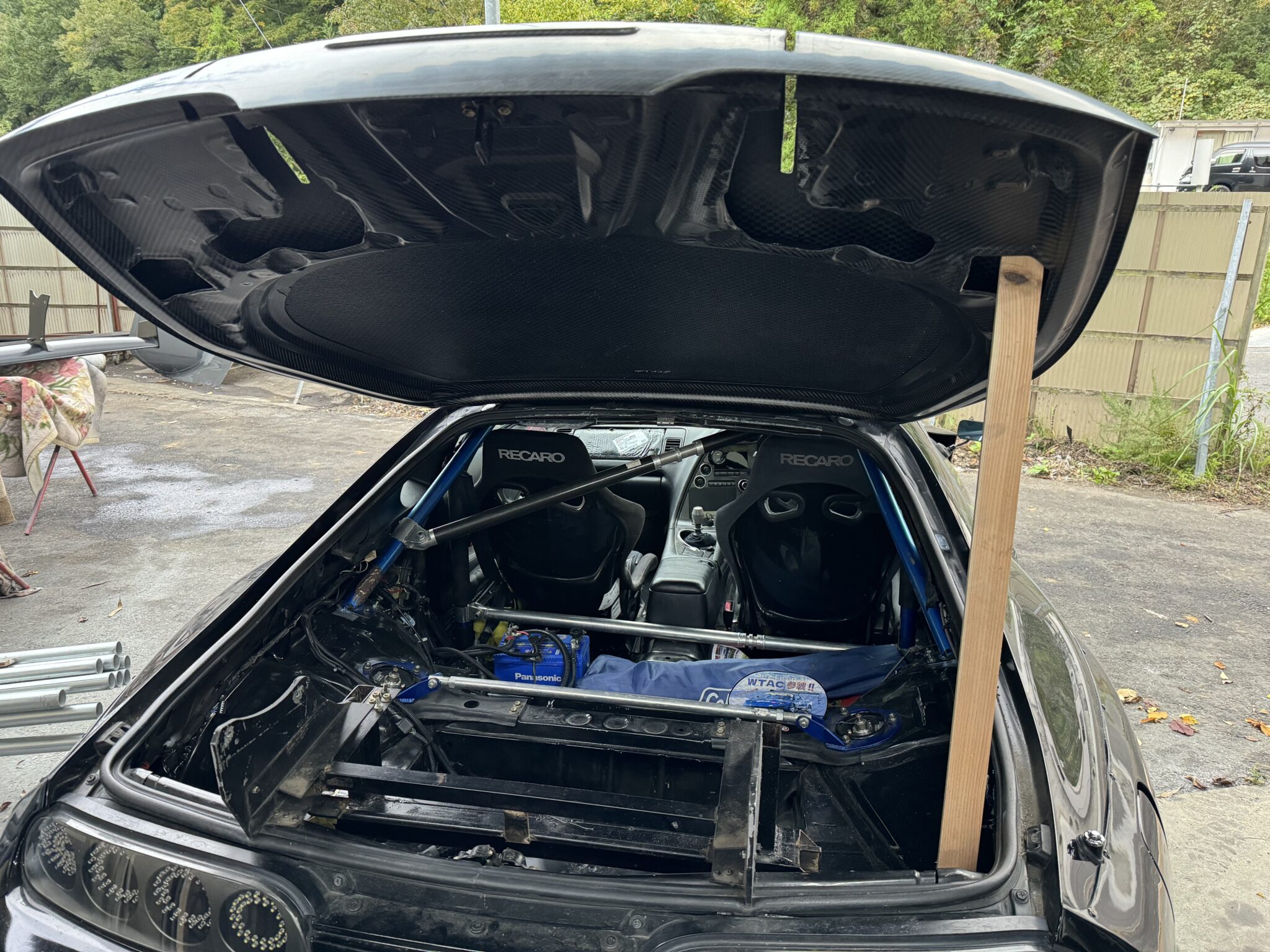 CF Labトヨタ JZA80 スープラ用 インフュージョンカーボンリアゲート