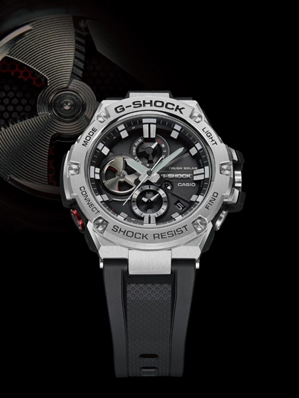 GSTB100-1A | Black G-STEEL Men's Watch G-SHOCK | CASIO