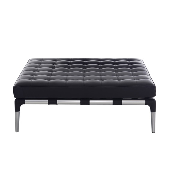 Cassina（カッシーナ）241-00 PRIVE オットマン 黒革（13X606