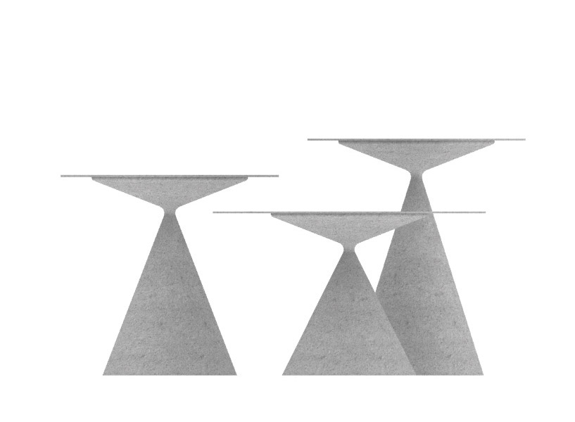 CLAY MINI（クレイミニ テーブル）DESALTO | カッシーナ・イクスシー