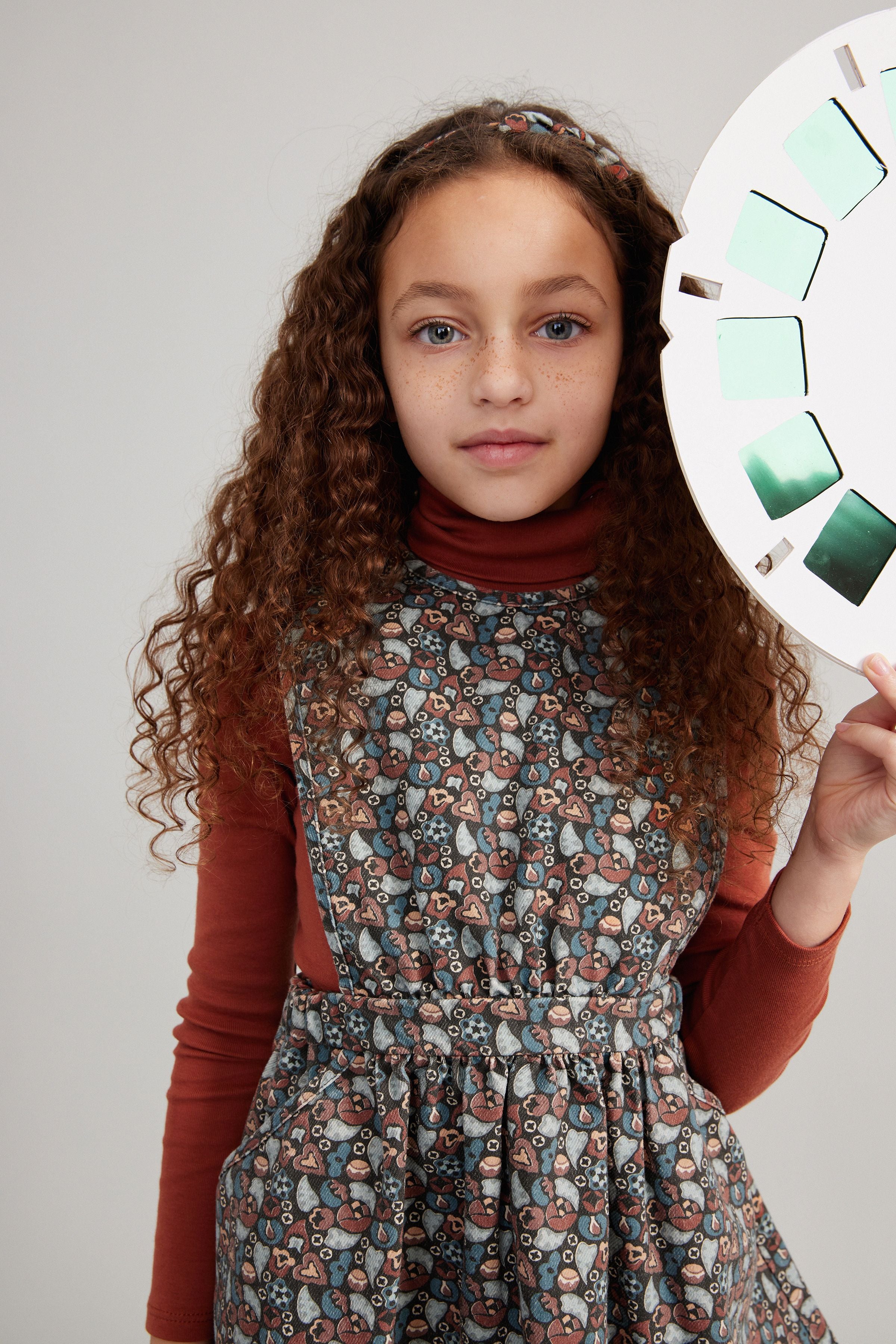 Soor Ploom Tippi Pinafore - Kaleidoscope Print – Casp Baby Mommy