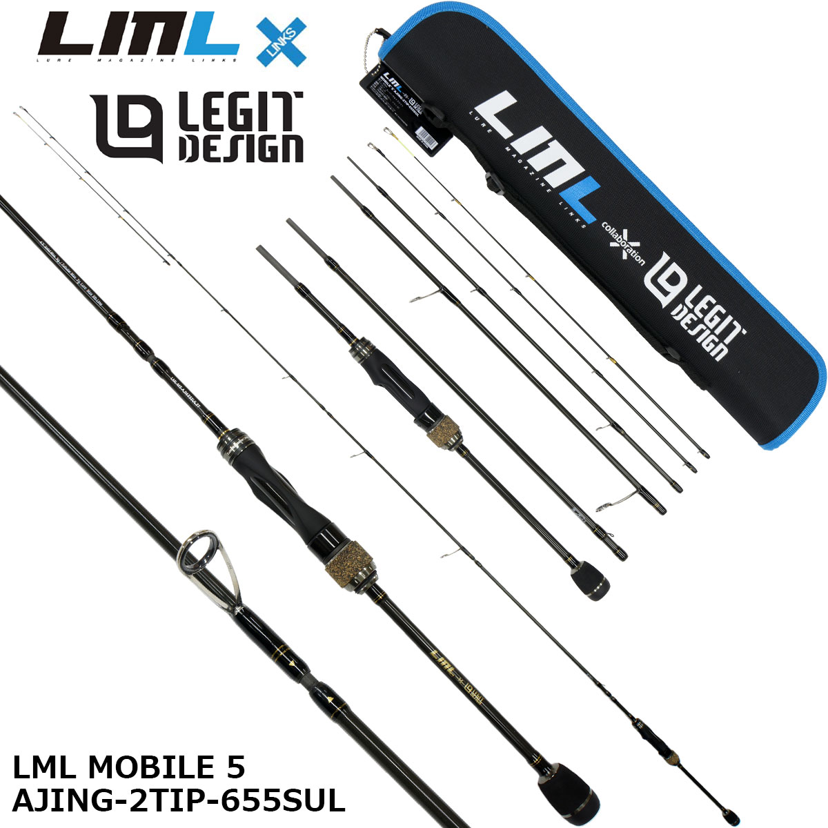 LML x LEGIT DESIGN(レジットデザイン) MOBILE 5 AJING-2TIP-655SUL