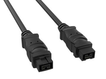 10ft FireWire 800 Cable IEEE-1394b 9-Pin Male to Male Data Transfer Ca