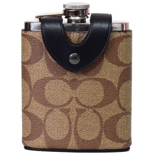 COACH】コーチ レザー バーシティ ウォーター ボトル ケース 水筒