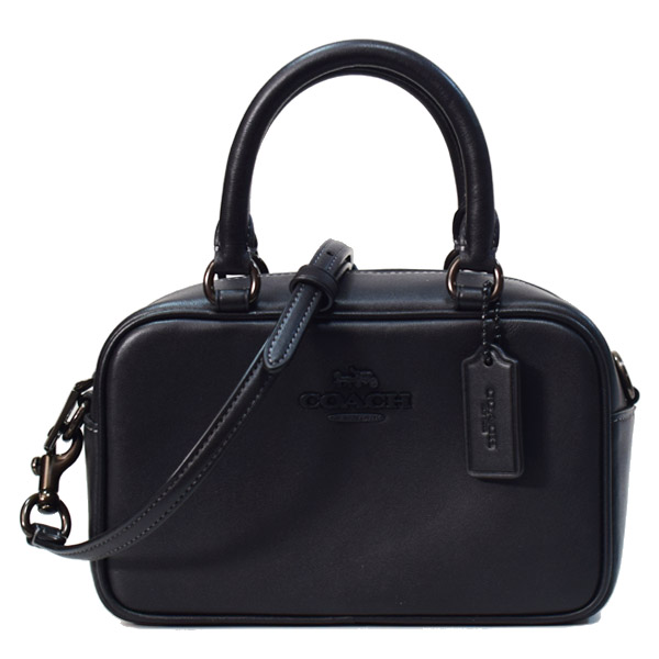 COACH】コーチ バッグ スムースレザー ミニ ロゴ サッチェル 2WAY