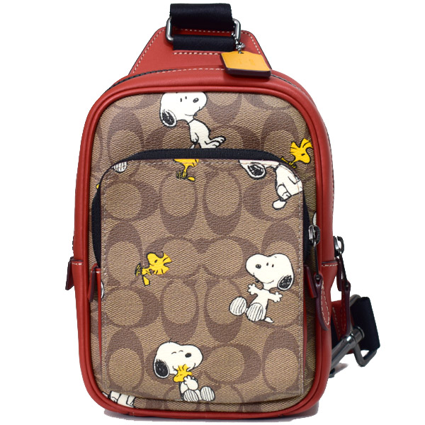 COACH】コーチ コーティングキャンバス レザー シグネチャー