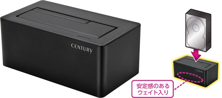 裸族のお立ち台 コンパクト USB3.2 Gen2 (CROSU32S) ハードディスク