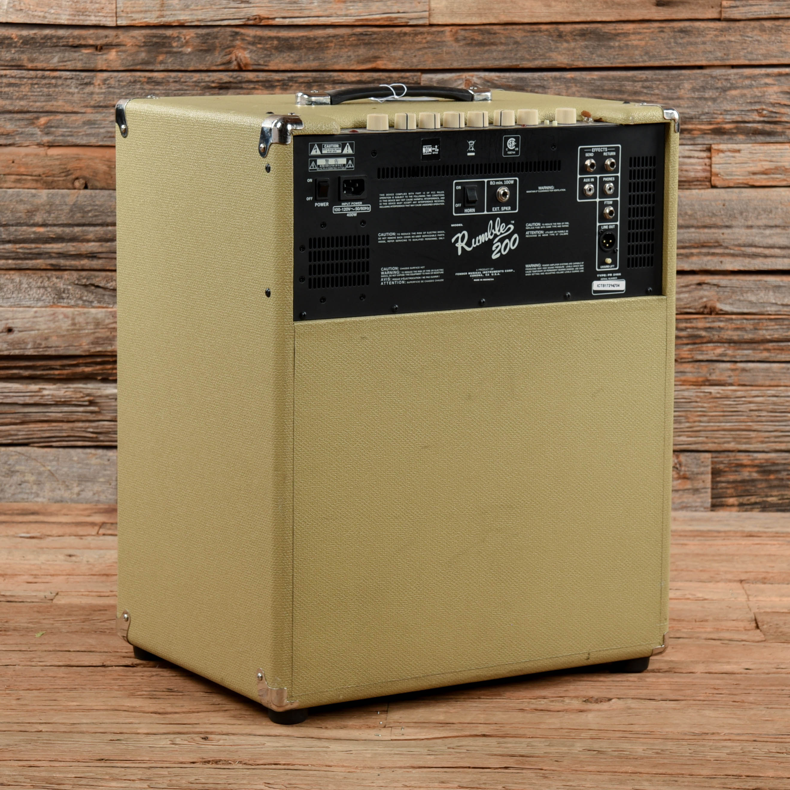 Fender Rumble 200 V3 200-Watt 1x15