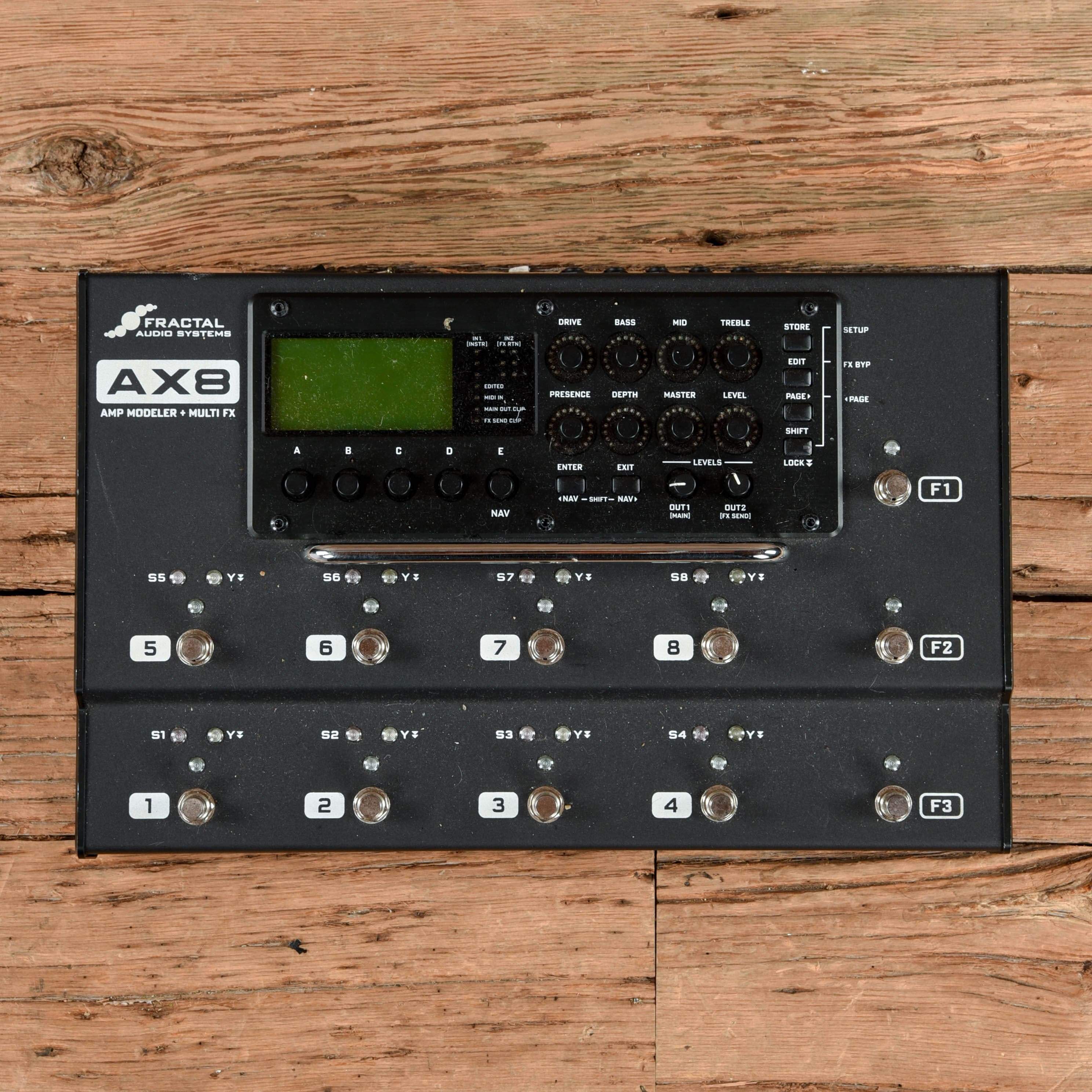 fractal audio system ax8 マルチエフェクター アンシミュ マルチ
