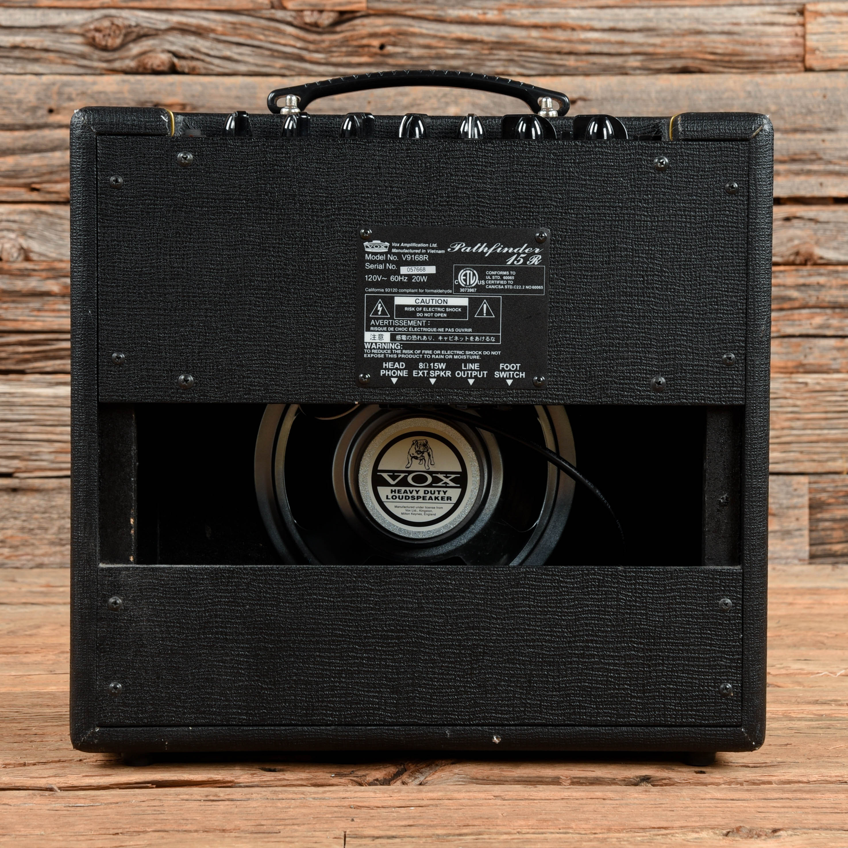 Vox Pathfinder 15R Combo – Chicago Music Exchange