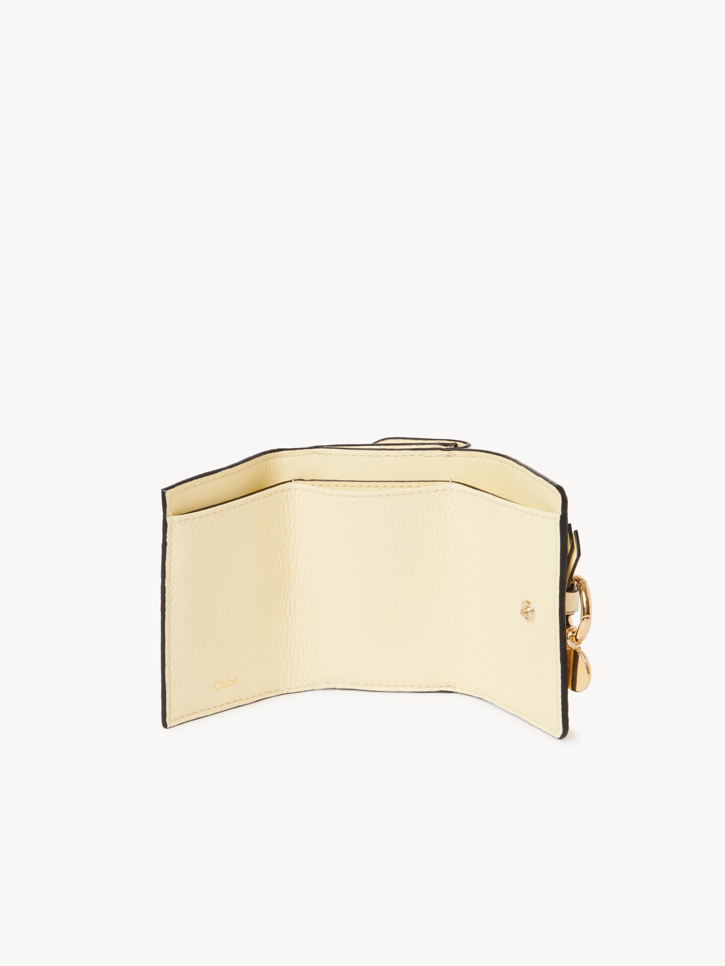 Alphabetミニトリフォールドウォレット 黄色 - Chloé