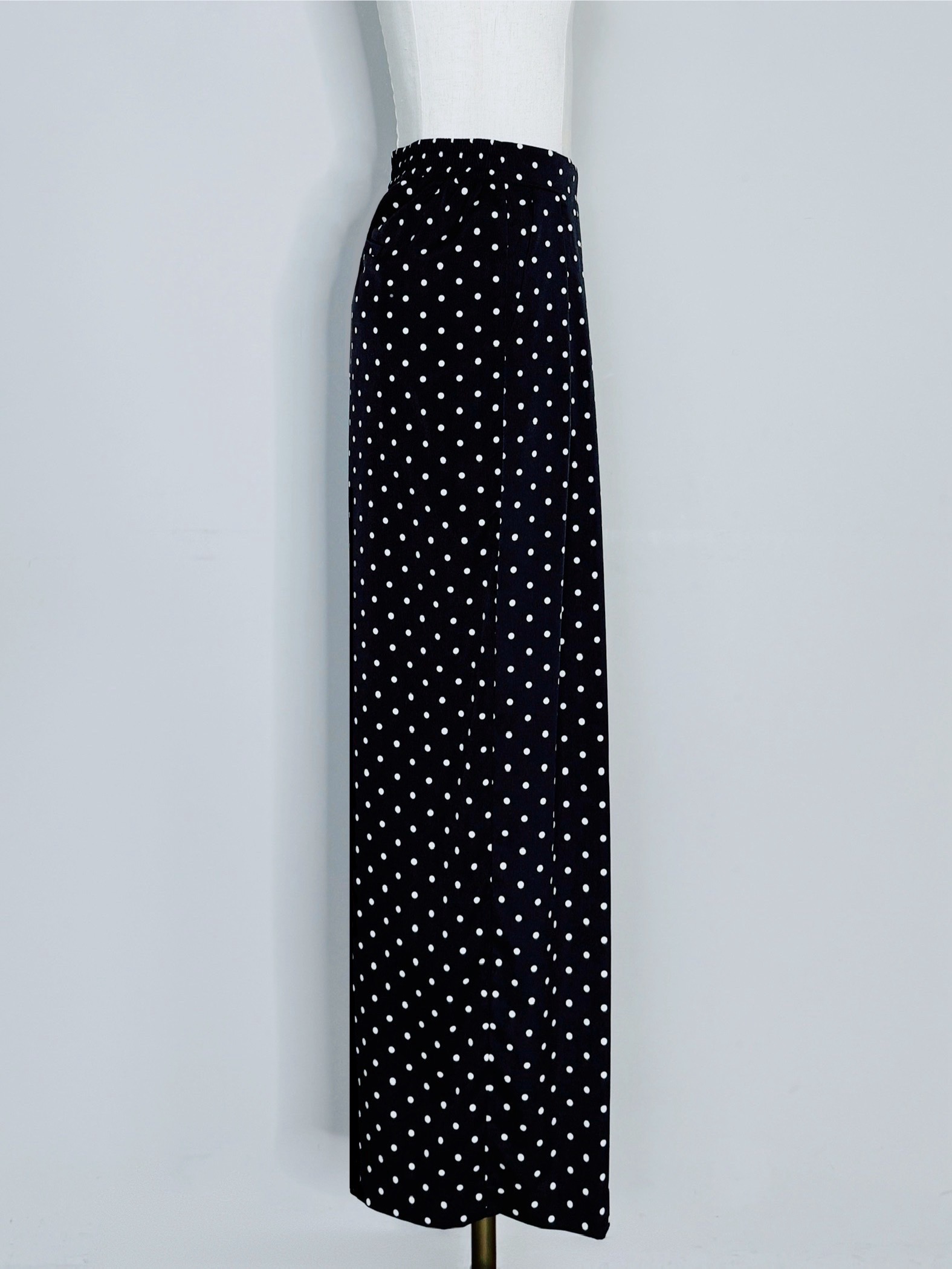 SELECT(セレクト) ドット柄ハイウエストストレートパンツ｜Praise