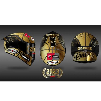 Suomy S1-XR GP Pecco W.C. 2023 Gold L.E. Black Gold Full Face